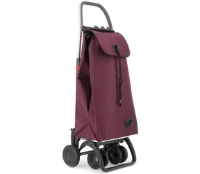 Rolser I-Max MF 4 Logic Tour bordová / Nákupná taška na kolieskach / 2 kolieska / materiál Macrofibra