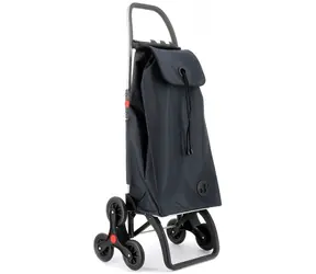 Rolser I-Max MF 6 Logic sivá / Nákupná taška s kolieskami do schodov / 6 koliesok / 43 l / do 50 kg