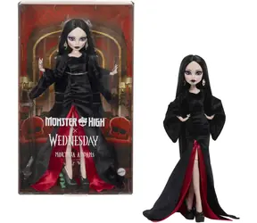 Mattel Bábika Monster High x Wednesday Morticia Addams JLK99 / 6-10 rokov