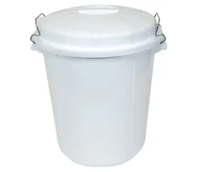 Denox Industrial biela / Nádoba na odpad / 70 l / PE-HD plast