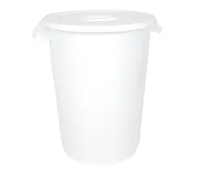 Denox Industrial biela / Nádoba na odpad s vekom / 100 l / HDPE plast / Gastro