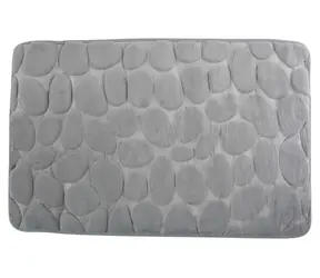 MSV Pebbles kúpeľňová predložka 50 x 80 cm šedá