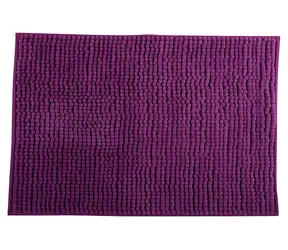 MSV CHENILLE kúpeľňová predložka 60 x 90 cm fialová