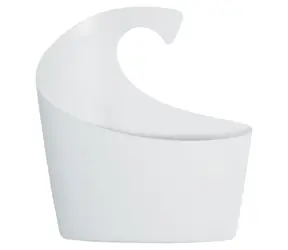 Spirella SYDNEY veľký biely / Závesný box / plast / 27,5 x 10 x 30,5 cm / 2 l