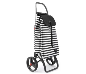 Rolser I-Max Marina 2 Logic RSG čierno-biela / Nákupná taška na kolieskach / 2 kolieska / 40 l / do 40 kg