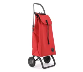 Rolser I-Max MF 2 Logic červená / Nákupná taška na kolieskach / skladacia / objem 43 l / nosnosť 40 kg / Macrofibra
