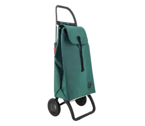 Rolser I-Max MF 2 Logic tyrkysová / Nákupná taška na kolieskach / skladacia / objem 43 l / nosnosť 40 kg / Macrofibra