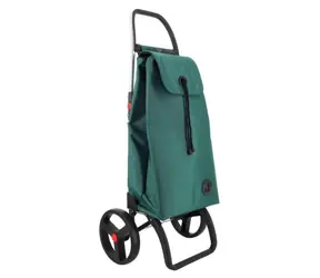 Rolser I-Max MF 2 Logic RSG tyrkysová / Nákupná taška na veľkých kolieskach / Macrofibra / 43 l / 108 cm