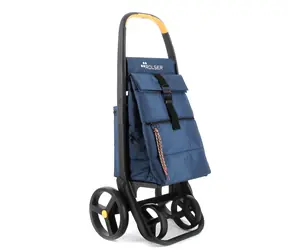 Rolser M Clec Termo Polar 8 PLUS modrá / Nákupná taška na kolieskach / objem 43 l / nosnosť 50 kg