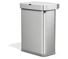 Simplehuman Bezdotykový kôš SENSOR / Odpadkový kôš / 58 l / hlasové a pohybové ovládanie / nerez oceľ