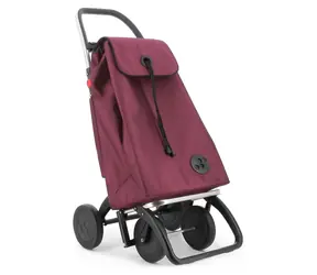 Rolser I-Max 955 MF 4 Logic bordová / Nákupná taška na kolieskach / Macrofibra / 43 l / 104 cm