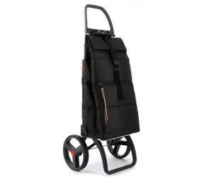 Rolser Big Polar 2 Logic RSG čierna / Nákupná taška na veľkých kolieskach / 44 l / nosnosť 40 kg / výška 108 cm