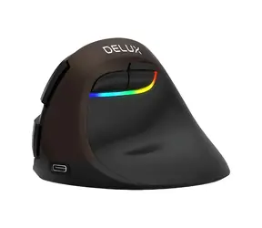 Delux M618Mini zlatá / Myš / Vertikálne / Bluetooth / 2,4 GHz / RGB