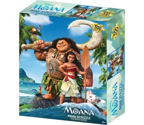 Prime 3D Puzzle Odvážna Vaiana: Legenda o konci sveta 3D / 500 dielikov / 61 × 46 cm