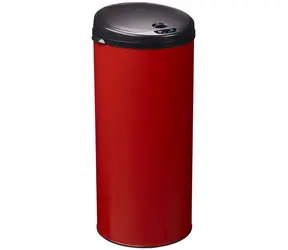 Rossignol Sensitive Basic 93625 červená / Bezdotykový odpadkový kôš / 45 L / RAL 3002
