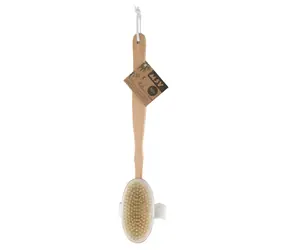 MSV kefa do kúpeľa drevená / odnímateľná rukoväť / 42 cm