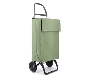 Rolser Jean Tweed 2 zelená / Nákupná taška na kolieskach / 2 kolieska / objem 43 l / nosnosť 50 kg