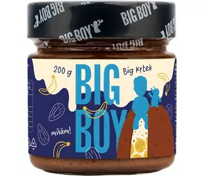 Big BOY Big krtko / Orechový krém / Mandlovo-arašidový s kakaom a banánom