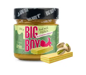 Big BOY Buď milá pistácia / Orechový krém / Pistácie, mandle, biela čokoláda
