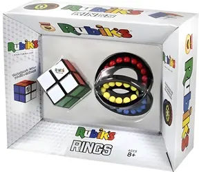 TM Toys Rubikova kocka 2x2 + krúžkové puzzle (RUB3010) / Sada 2 hlavolamov