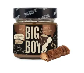 Big BOY Bueno Zero lieskovoorieškový krém / Orechový krém / S kreatínom / Brezový cukor