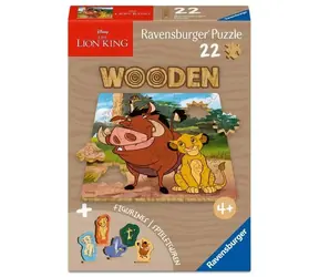 Ravensburger Drevené puzzle Disney: Leví kráľ / 22 dielikov / od 4 rokov