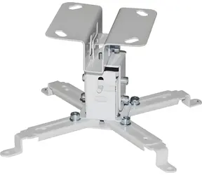 Techly Stropný držiak pre projektor strieborná / Držiak pre projektor / výška 130 mm / nosnosť 20 kg / náklon -15 ° až 15 °