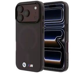 BMW M IML Frosted Metal Logo & Trims vínová / Zadný kryt / MagSafe / iPhone 17 Pro Max