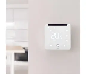 Fibaro Nice Clima-Control biela / Šikovný termostat / Z-Wave / LED displej / Alexa & Google Assistant