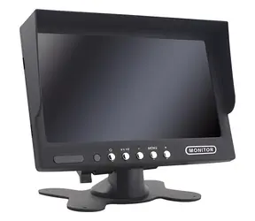 7" KEETEC TFT7A2 / Monitor do vozidla / 2x video vstup / 800 × 480 / 12/24V