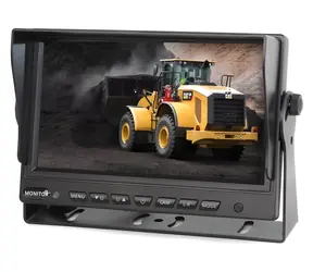 7" KEETEC TFT7HD2 / Monitor do auta / AHD / 2 kamerové vstupy / 2SPLIT / 1024x600 / 12/24V