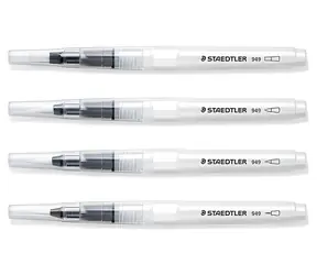Staedtler Sada štetcov Design Journey 949-SBK4-C / 4 veľkosti / Waterbrush / Nylonový vlas