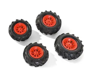 Nafukovacie pneumatiky pre traktory Junior, Farmtrac červené / Pneumatiky