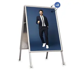 CLASSIC Reklamný A-stojan A1 kov