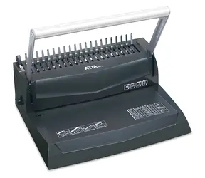 Arta A15 šedá / Krúžkový viazač / 15 listov 70g/m2 / zviazanie 450 listov / zásuvka na odpad