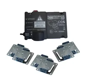 KEMO M229 / Ultrazvukový odpudzovač kún s vysokonapäťovými platničkami / 12V / 4X AA / 105 dB