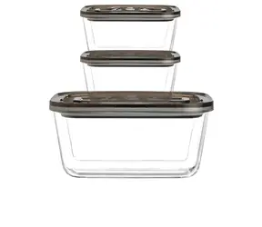 OUTDOORCHEF Súprava vákuovacích dóz Easy BBQVAC / 3 ks / 500 a 1500 ml / -18 až 350 °C