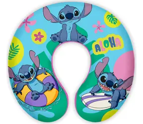 SEVEN Cestovný vankúšik pre deti Stitch / Cestovný vankúšik / Na krk / Priemer 21 cm / Od 3 rokov