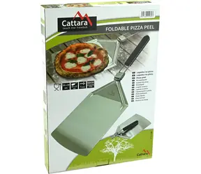 Cattara Skladacia lopata na pizzu 24 x 36 cm / Lopata na pizzu / Nerezová oceľ / Dĺžka 57 cm