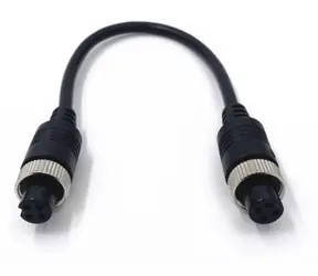 KEETEC Kábel M12 FF pre monitor a DVR / Kábel / 2x 4PIN samica / 1 m
