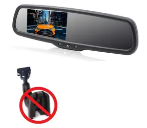 KEETEC MIRROR4.3 / Monitor v spätnom zrkadle / 4,3" / 2 video vstupy / 480 x 232