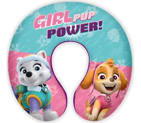 Seven Paw Patrol Girl / Detský cestovný vankúšik / Motív Paw Patrol / Priemer 21 cm