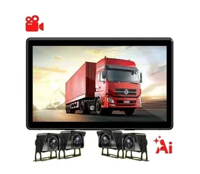 SteelMate C40 / Kamerový systém pre vozidlo / 4X AHD 720p kamera / 10" dotykový monitor / Ai BSD