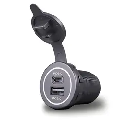 KEETEC MY1298 / Vstavaná USB nabíjačka / USB-A + USB-C / QC3.0 / PD3.0