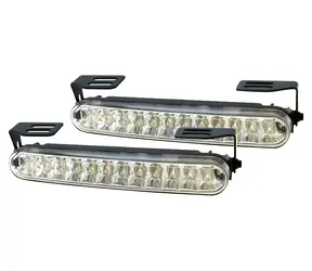 KEETEC DRL 16 / LED denné svietenie / 12/24V / 24x LED Piranha / ECE R87 / 160 × 24 × 40 mm