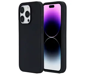 eSTUFF INFINITE RIGA iPhone 15 Pro čierna / Puzdro / Silikón / 93% recyklovaný materiál (GRS)