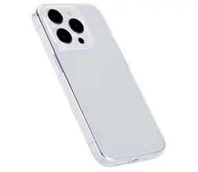 eSTUFF INFINITE VIENNA iPhone 15 Pro priehľadná / Ochranný kryt / Recyklovaný TPU (GRS)