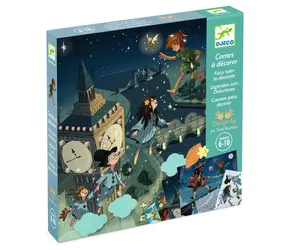 DJECO Kreatívna sada Petr Pan / Zdobenie obtlačky a kvetinami / od 6 rokov