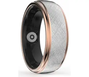 HiFuture Ring2 strieborno-zlatá veľ. 8 / Chytrý prsteň