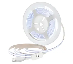 Solight LED COB pásik studená biela / LED pásik / USB napájanie / 5m / 7W/m / 500lm/m